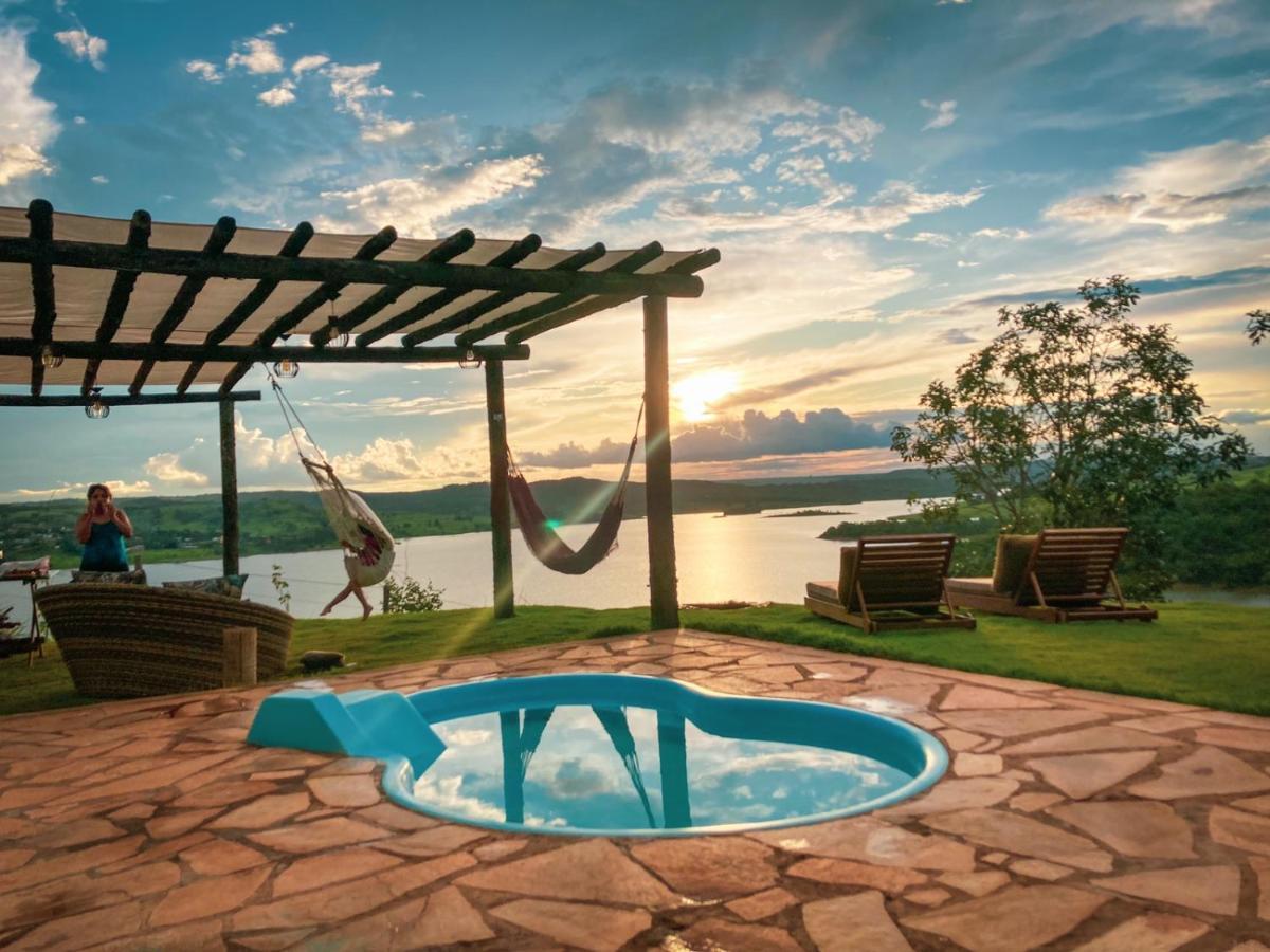 Chale Mirante, Piscina, Cachoeira, Lago E Vista Espetacular Alexania Exterior photo